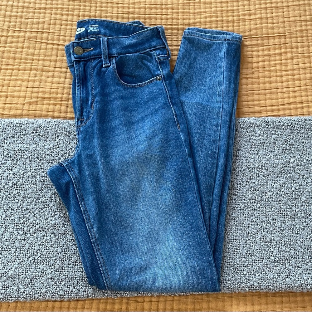 Old Navy, Rockstar, Jeans, Super Skinny, High Rise, 24/7 Sculpt, Size 0